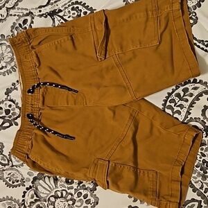 Beige/Tan Drawstring Kids Shorts